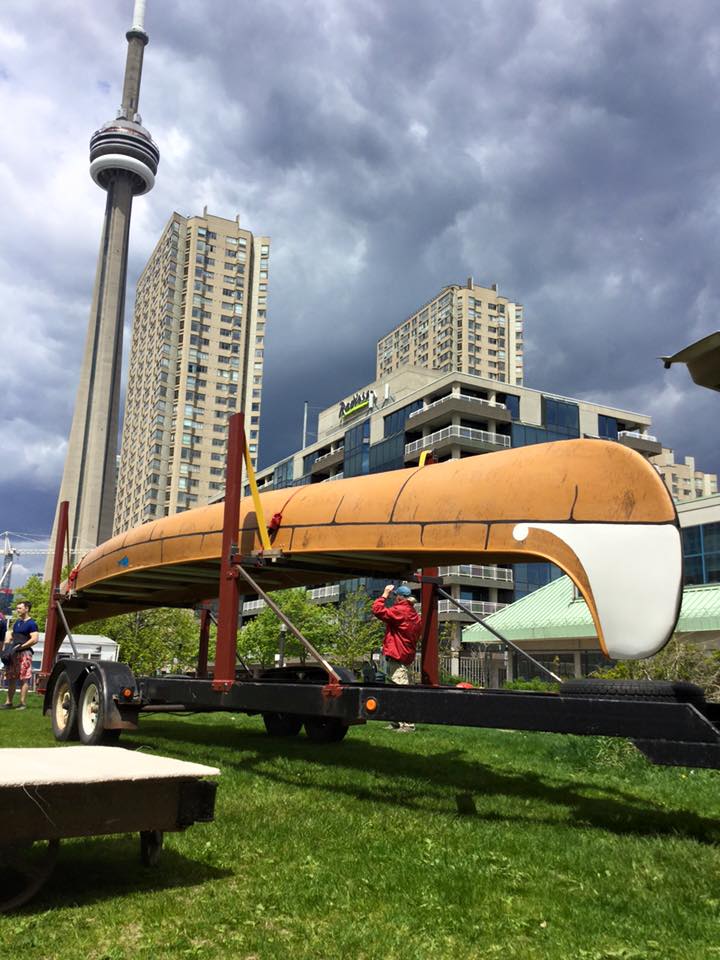 Getting a new addition to our fleet of Voyageur Canoes is always a special occasion. 