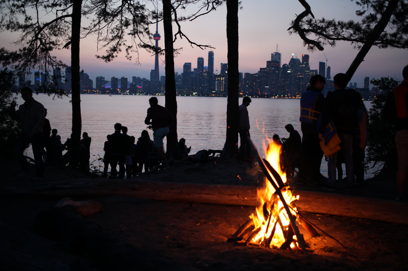 campfire permits could be obtained from the city office for fire pits on toronto islands